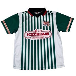 Billionaire Boys Club Ice Cream Supplies Soccer Striped Jersey Green Men’s Small